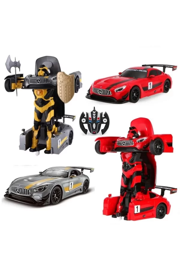 Nessiworld  Rastar Robota Dönüşen Kumandalı Mersedes AMG GT3