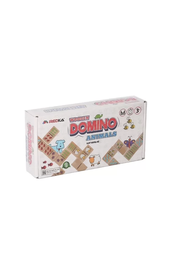 Nessiworld  RD5648 Ahşap Domino Animals -Redka