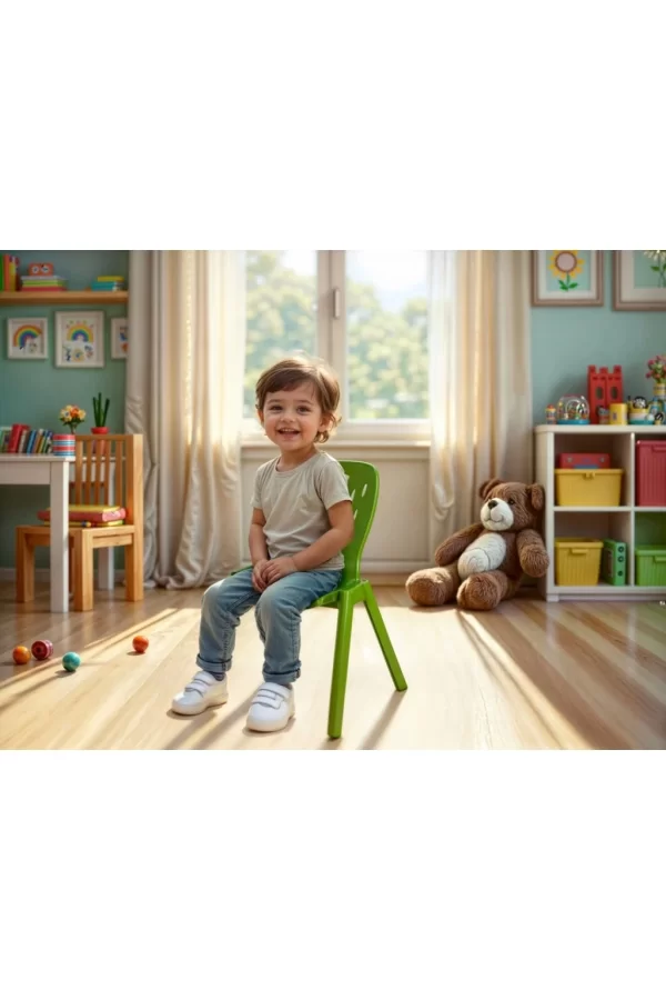 Nessiworld Renkli Tekli Sandalye