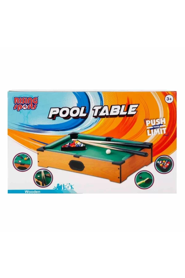 Nessiworld  Rising Sports Ahşap Masaüstü Bilardo