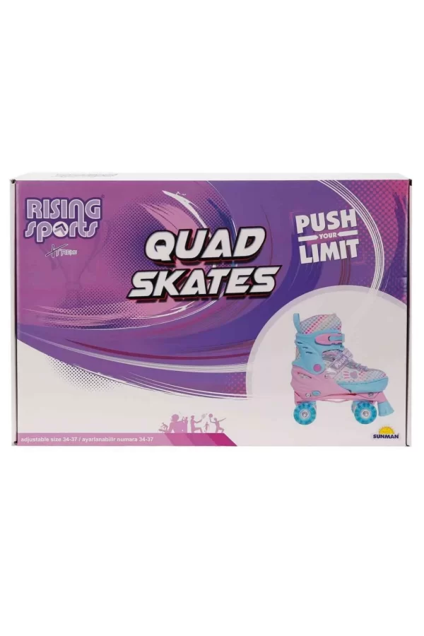 Nessiworld Rising Sports Işıklı 4 Teker Ayarlanabilir Paten 34-37