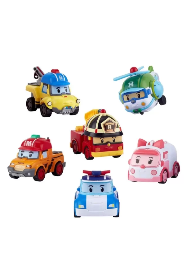 Nessiworld  Robocar Poli Gogo Rescue Deluxe 6lı Set