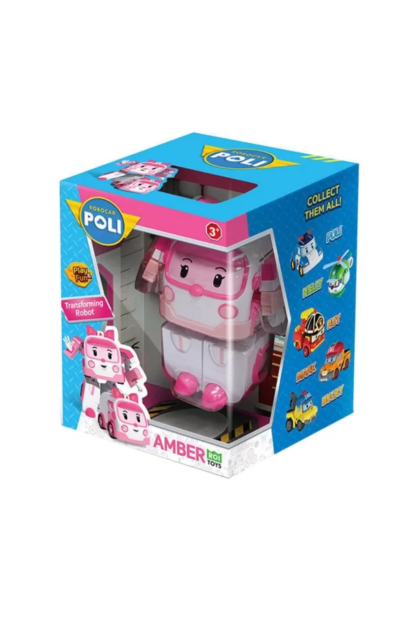 Nessiworld  Robocar Poli Transforming Robot Figür Amber