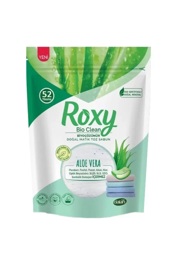 Nessiworld  Roxy Bio Clean Doğal Matik Toz Sabun Aloe Vera 1600 Gr
