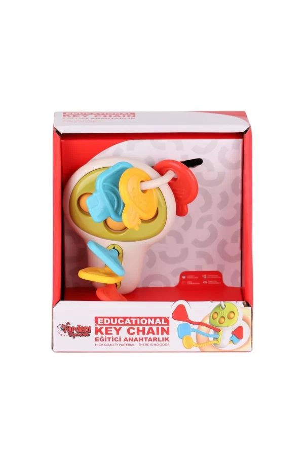 Nessiworld  RT1507 Eğitici Poppitli Cırcırlı Bebek Anahtarlığı -Vardem Oyuncak