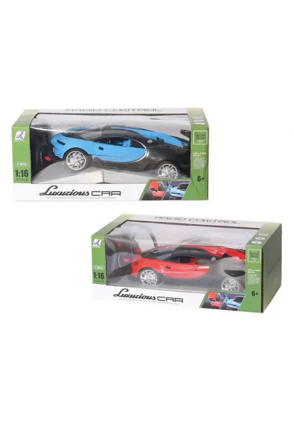 Nessiworld Şarjlı Uzaktan Kumandalı Mavi Bugatti 1:16