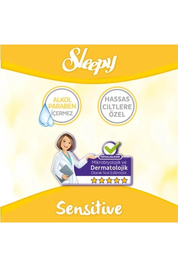 Nessiworld   Sensitive Islak Havlu Mendil 90 Adet