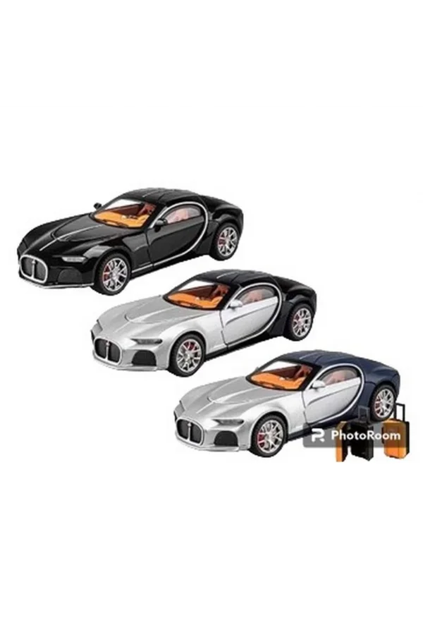 Nessiworld  Sesli Işıklı Metal Bugatti Araba