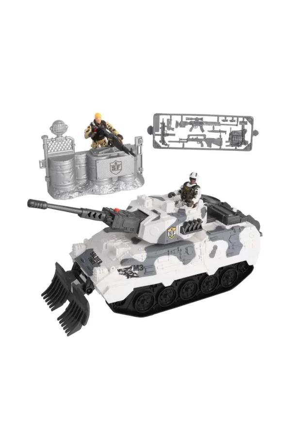 Nessiworld  Sesli ve Işıklı Soldier Force Kar Tankı Oyun Seti