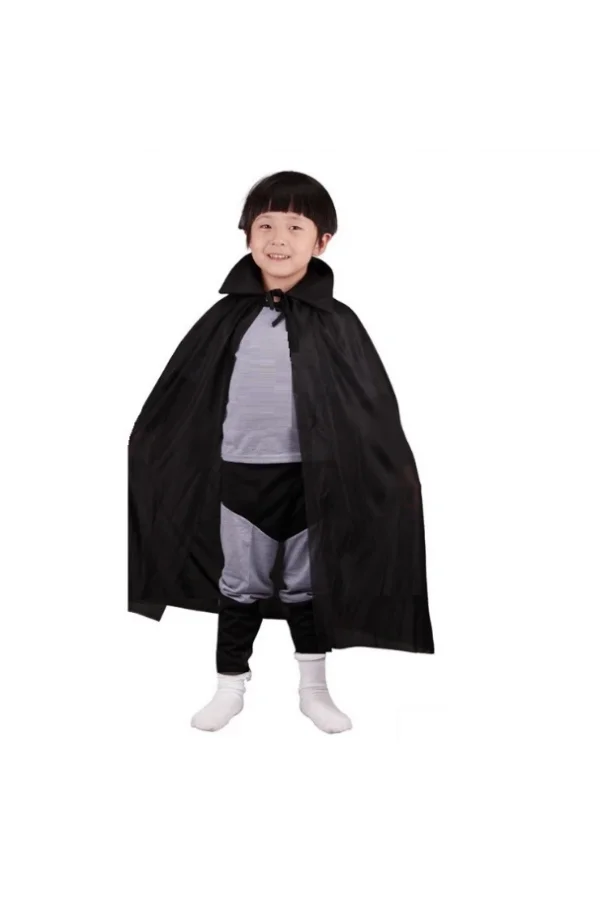 Nessiworld  Siyah Renk Yakalı Çocuk Pelerin 90 cm