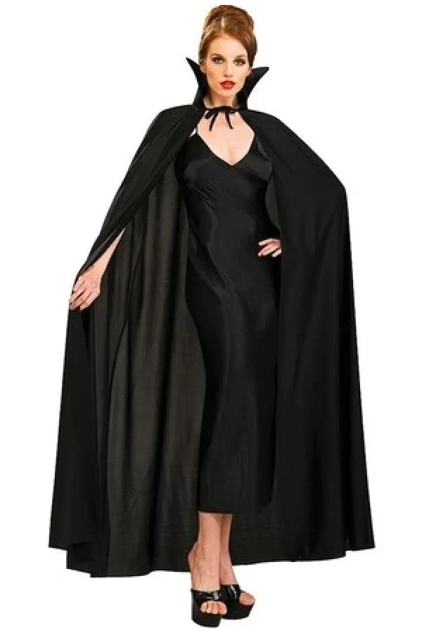 Nessiworld  Siyah Renk Yakalı Halloween Pelerini 120 cm