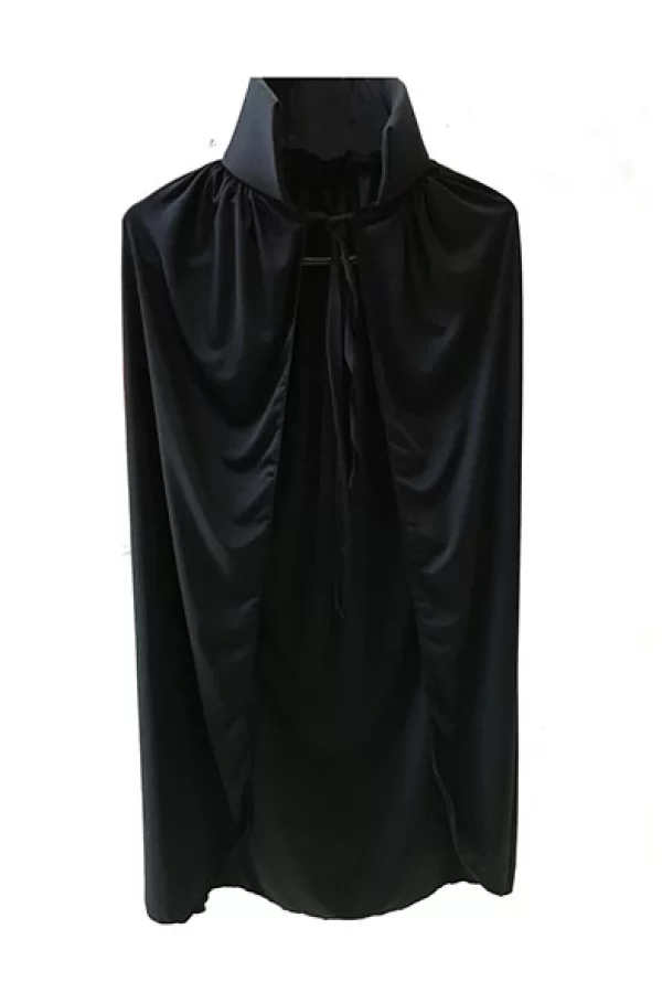 Nessiworld  Sİyah Yakalı Pelerin - Vampir Pelerin - Dracula Pelerin 90 cm