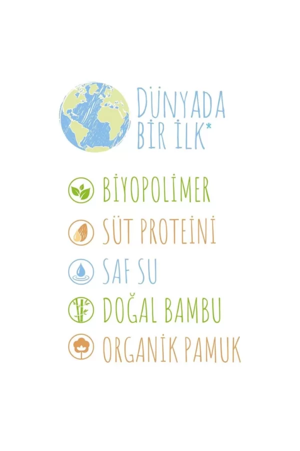 Nessiworld  Sleepy Bio Natural Islak Havlu Mendil 3x40 120 Yaprak