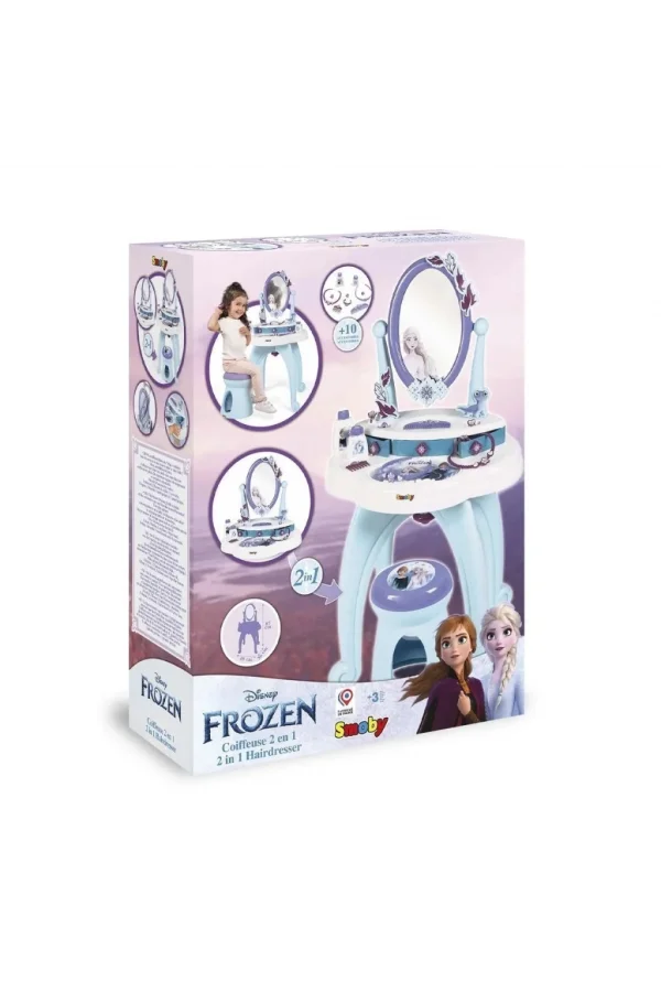 Nessiworld  Smoby Frozen 2 in 1 Hairderesser 320244