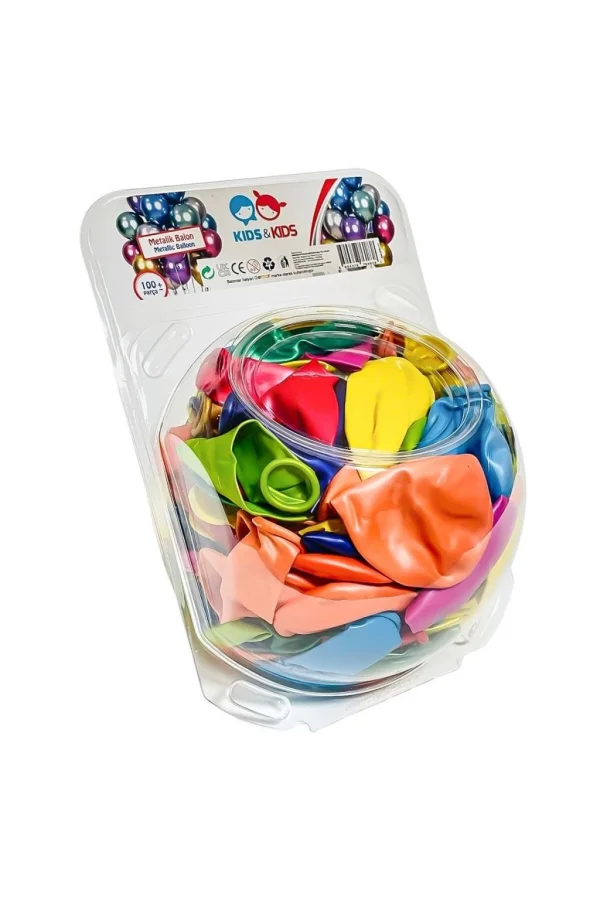 Nessiworld  STR-117 Metalik Karışık Renk 100lü Balon