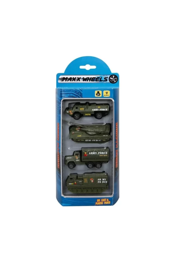 Nessiworld  Street Machine 4lü Mini Araçlar