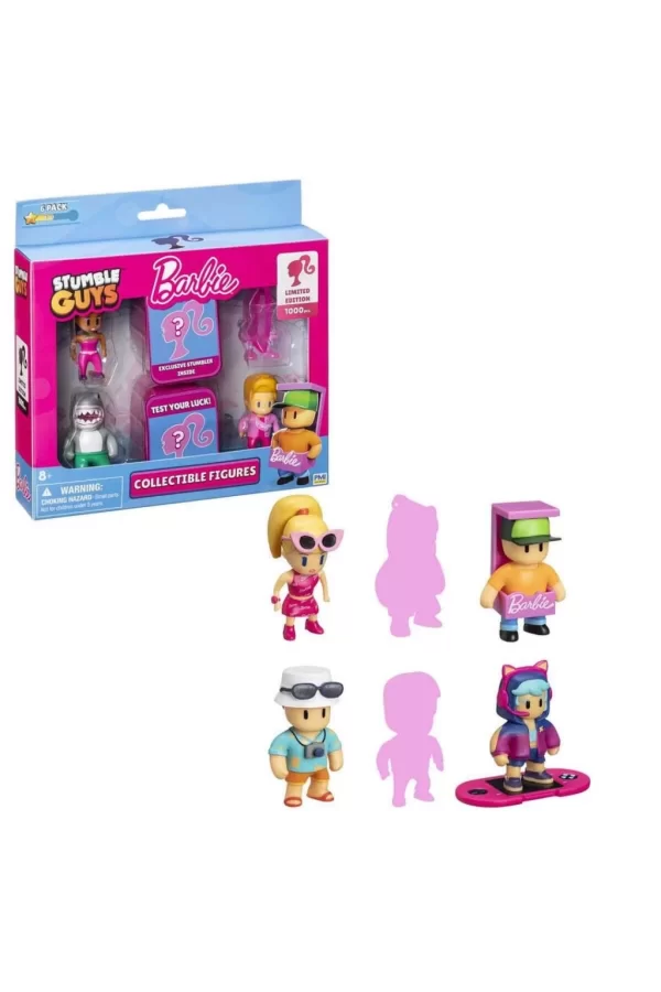 Nessiworld  Stumble Guys x Barbie 6’lı Figür Seti