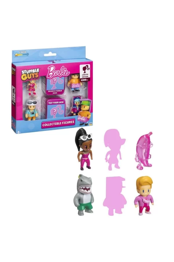 Nessiworld  Stumble Guys x Barbie 6’lı Figür Seti