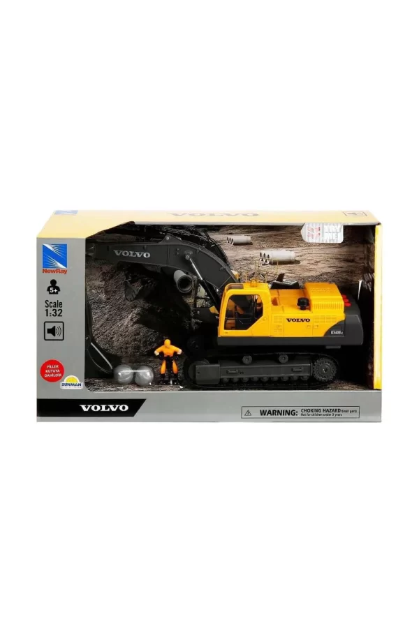 Nessiworld  Sunman 1:32 Sesli ve Işıklı Volvo Ekskavatör