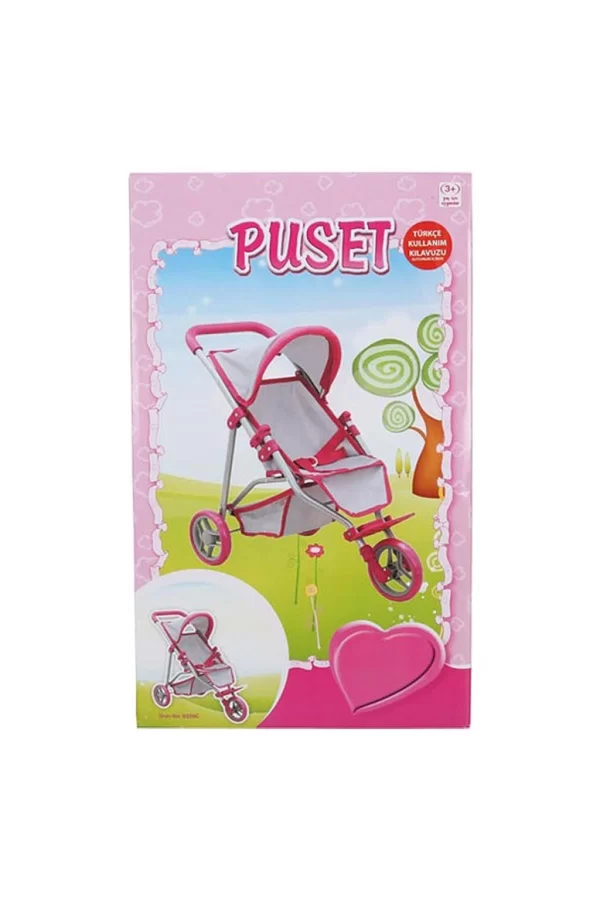Nessiworld  Sunman 3 Tekerlekli Pembe Gri Puset