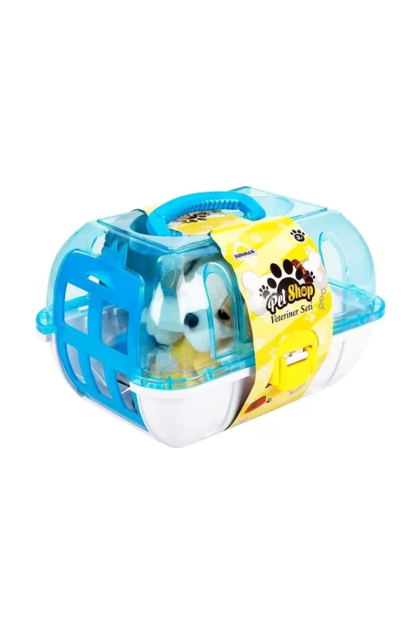 Nessiworld Sunman Çantalı Peluş Köpek Veteriner Seti
