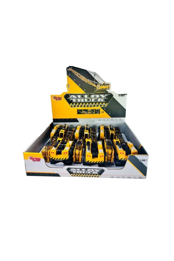 Nessiworld SZT-88925 Sürtmeli Metal İnşaat Aracı Vinç 1 55