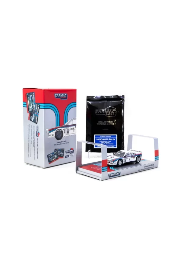 Nessiworld  Tarmac Works 1/64 Lancia 037 Rally Rally Monte Carlo 1983 #1 with Tarmac Cards