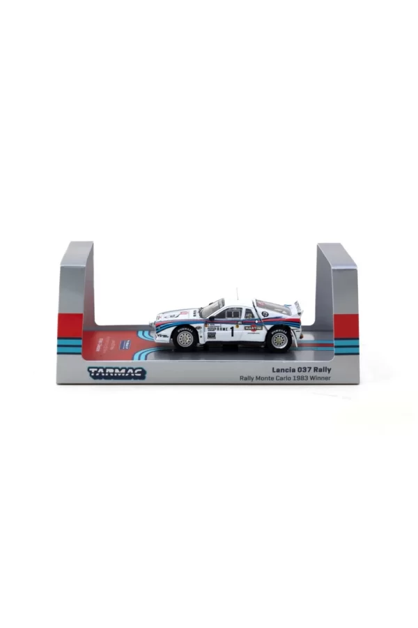 Nessiworld  Tarmac Works 1/64 Lancia 037 Rally Rally Monte Carlo 1983 #1 with Tarmac Cards