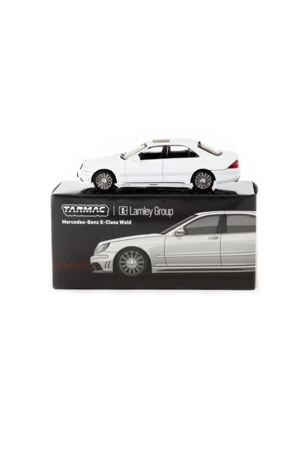 Nessiworld  Tarmac Works 1/64 Mercedes-Benz S-Class Wald Alabaster White - Lamley Special Edition