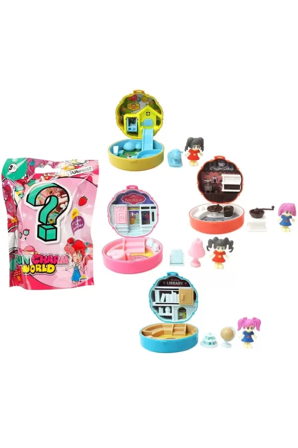Nessiworld  Taşınabilir Dollhouse Mini Figür Sürpriz Paket