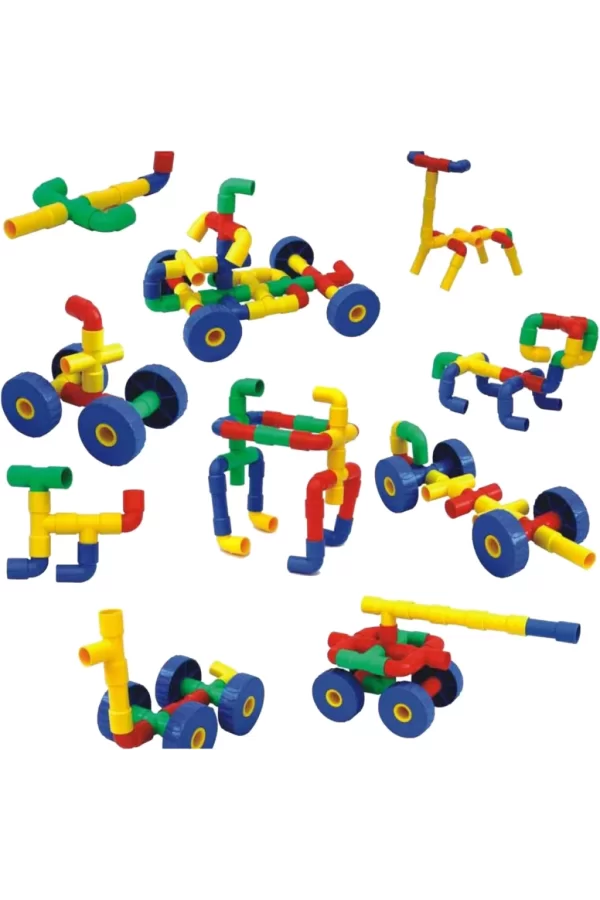 Nessiworld  Tekerlekli Boru Lego 72 Parça