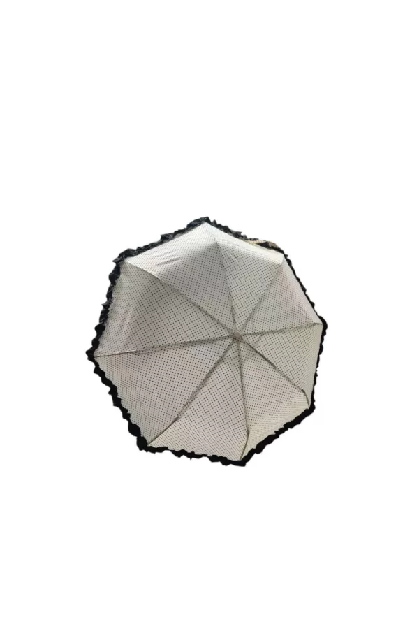 Nessiworld  TK-3665 Katlanır Otomatik Şemsiye 8 Telli Desenli Fırfırlı