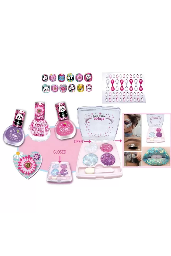 Nessiworld  Tokidas Bling Makyaj Güzellik Tırnak Paketi