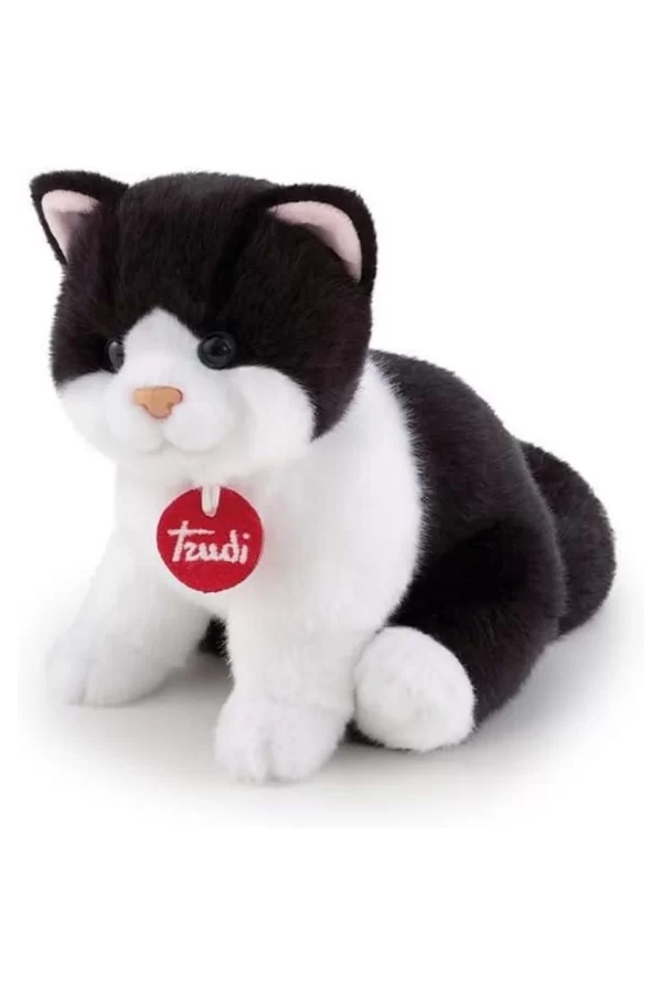 Nessiworld Trudi Peluş Siyah Beyaz Kedi 20 cm