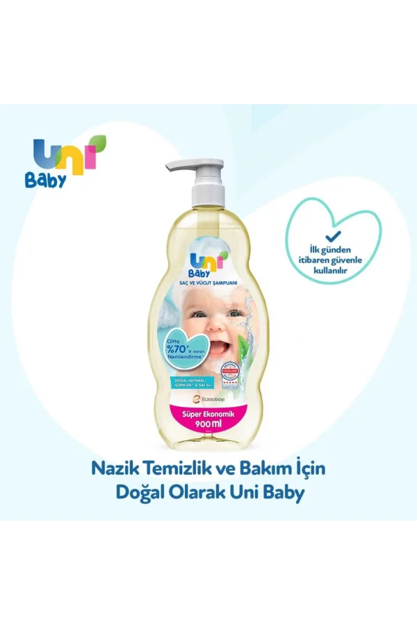 Nessiworld  Uni Baby Bebek Şampuanı 900ml