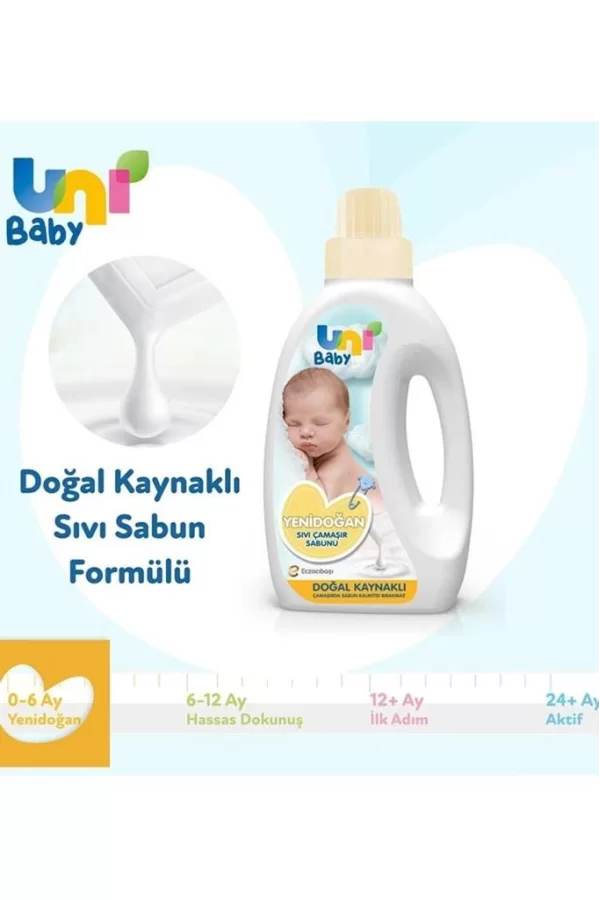 Nessiworld  Uni Baby Yenidoğan Sıvı Çamaşır Sabunu 1500 ml