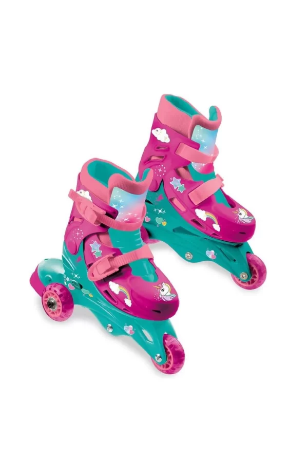 Nessiworld Unicorn Desenli Inline 3 Tekerlekli Paten