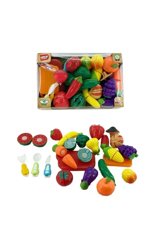 Nessiworld URT007-KUTU-3 41 PCS KESİLEBİLEN MEYVE SEBZE MANAV