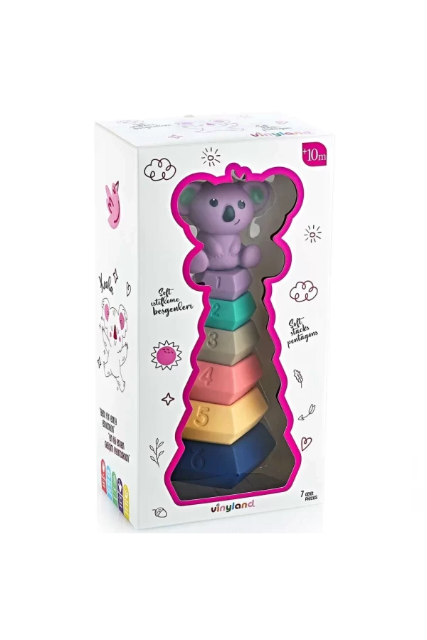 Nessiworld  Vinyland Soft Beşgen Halkalar Koala 7li Set 661884