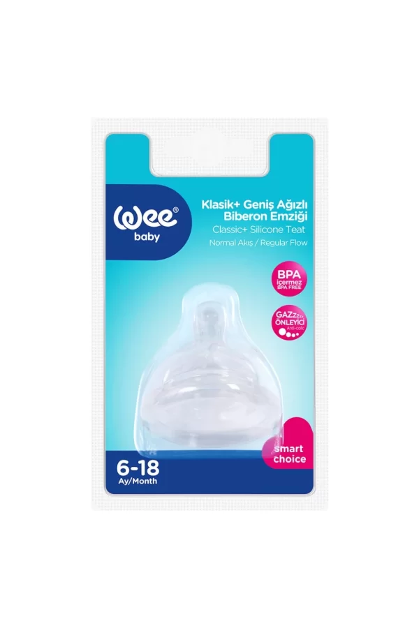 Nessiworld  Wee Baby Geniş Ağızlı Biberon Emziği Normal Akış No:2 853