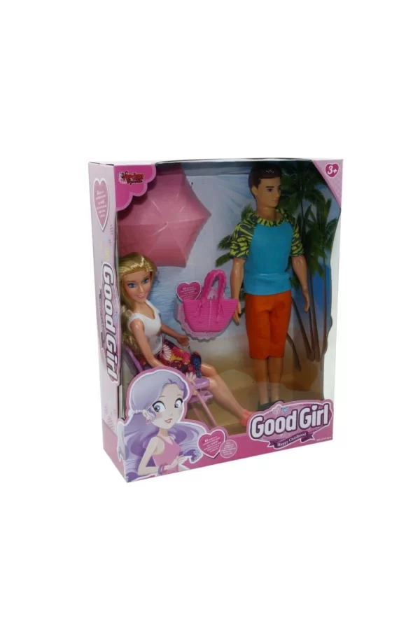 Nessiworld WG-115149 Kutulu 29cm Tatil Yapan Kız ve Arkadaşı - Vardem Oyuncak
