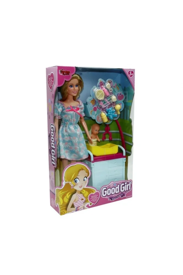 Nessiworld WG-115167 Kutulu 29cm Akesuarlı Beşikli Bebek - Vardem Oyuncak