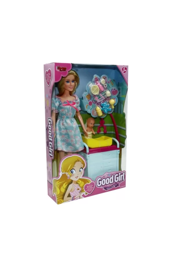 Nessiworld WG-115167 Kutulu 29cm Akesuarlı Beşikli Bebek - Vardem Oyuncak