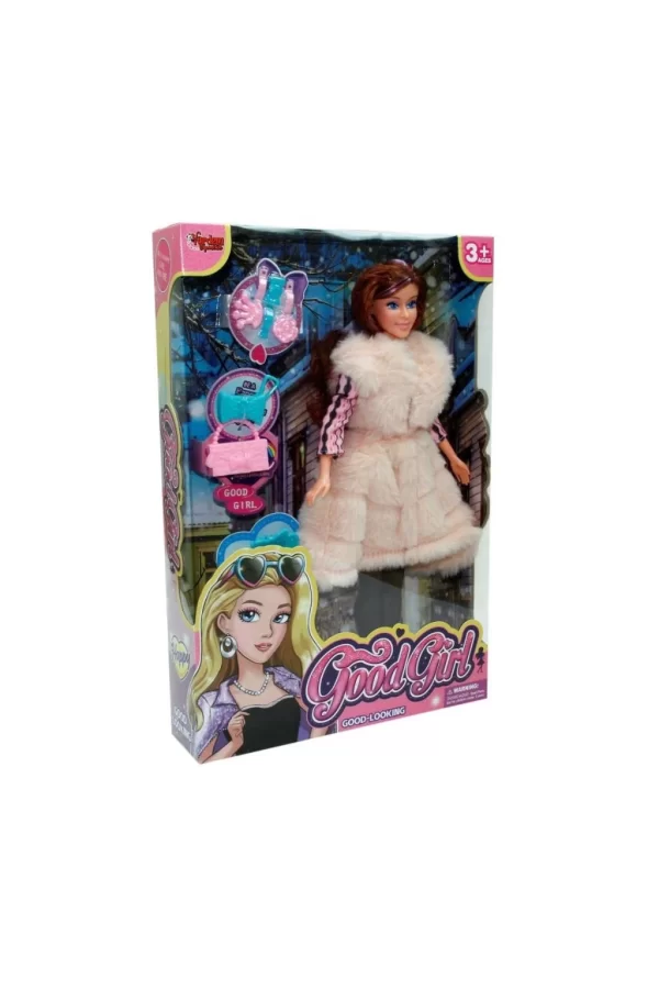 Nessiworld WG-66768  Aksesuralı Kürklü Bebek 29 cm - Vardem Oyuncak