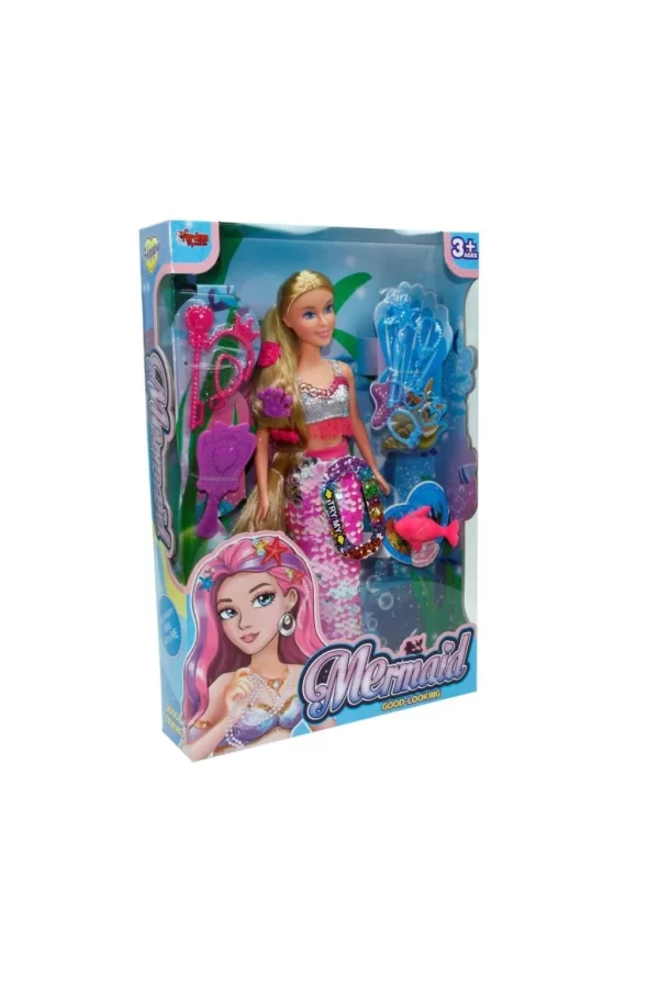Nessiworld WG-66777 Kutulu 29cm Aksesuarlı Deniz Kızı - Vardem Oyuncak