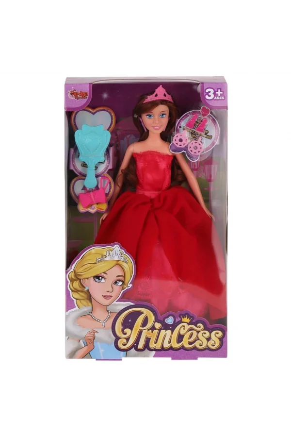 Nessiworld WG-66796  Aksesuarlı Prenses Bebek 29 cm - Vardem Oyuncak