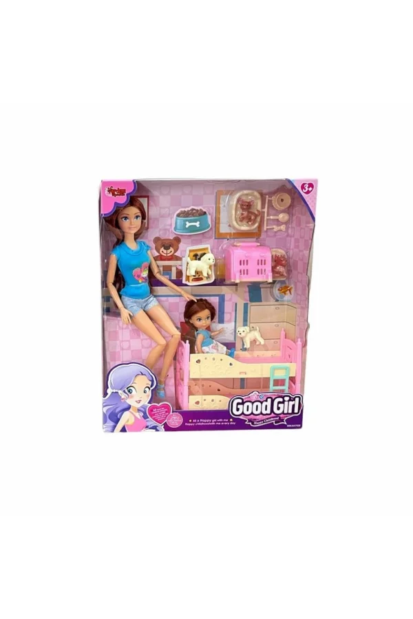 Nessiworld WG-C115112 Kutulu 29cm Aksesuarlı Ranzalı Bebek - Vardem Oyuncak