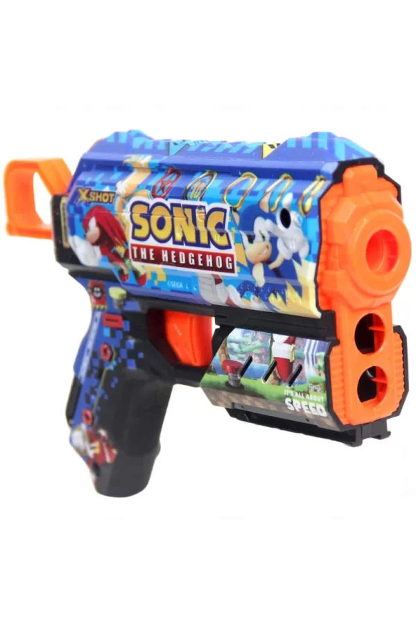 Nessiworld  X-Shot Skins Sonic Dart Fırlatıcı 8 Dartlı