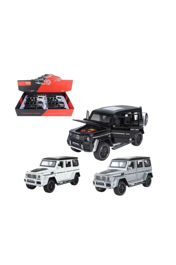 Nessiworld XHD-B2425 -Vardem Çek Bırak şıklı ve Sesli Kapıları Açılan G Jeep 1:24