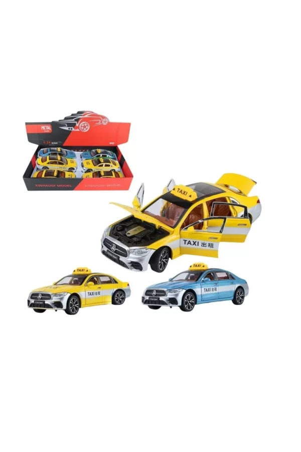 Nessiworld XHD-B2426 C-Vardem Çek Bırak 1:24 Işıklı Ve Sesli Kapıları Açılan Mrs Taxi